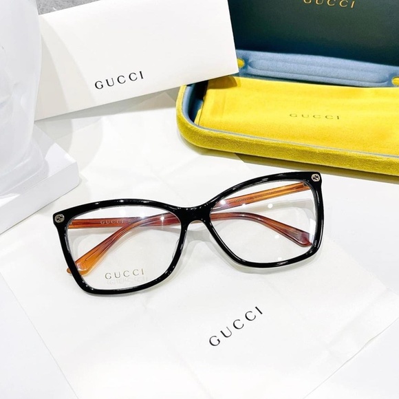 NWT GUCCI GG0025O - 003 Eyeglasses - Picture 3 of 9